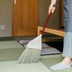 ほうき 高さ83.5cm 短柄 天然草 箒 掃き掃除 床掃除 畳 たたみ （ ホウキ 掃除 清掃 室内 座敷 和室 ）