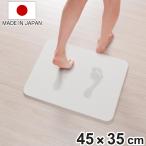 バスマット 珪藻土 日本製 Mサイズ 瞬乾力バスマット ( お風呂マット 35×45cm 足ふきマット 吸水 速乾 国産 )