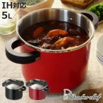 ワンダーシェフ 圧力鍋 5L IH対応 オースプラス Wonder chef ( 両手鍋 ガス火対応 レシピ本付き 切り替え式 )