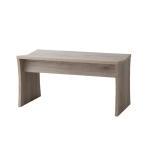 ベンチ　1人掛け　ショートタイプ　モダンデザイン　チェスター　幅90cm （ イス 長椅子 背もたれなし ）