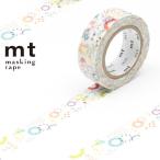 マスキングテープ　mt　ex　カラフルPOP　幅15mm （ カモ井加工紙 マステ 和紙テープ ）