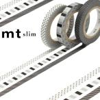 マスキングテープ　mt　slim　deco　F　スリム　幅6mm （ カモ井加工紙 マステ 和紙テープ ）
