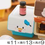 ■在庫限り・入荷なし■ 小物入れ 幅11×奥行13×高さ9cm ツムツム クワトロ ドナルドダック ディズニー キャラクター （ 収納 ボックス ）