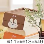 小物入れ 幅11×奥行13×高さ9cm ツムツム クワトロ チップ ディズニー キャラクター （ 収納 ボックス 小物 ケース ふた付き フタ付き ）