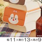 小物入れ 幅11×奥行13×高さ9cm ツムツム クワトロ デール ディズニー キャラクター （ 収納 ボックス 小物 ケース ふた付き フタ付き ）