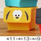 ■在庫限り・入荷なし■ 小物入れ 幅11×奥行13×高さ9cm ツムツム クワトロ プルート ディズニー キャラクター （ 収納 ボックス 小物 ）