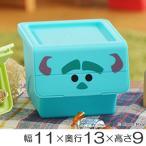 小物入れ 幅11×奥行13×高さ9cm ツムツム クワトロ モンスターズ・ユニバーシティ サリー （ 収納 ボックス 小物 ケース ふた付き フタ付き ）