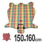 レジャーシート アニマル ピクニックシート Pig ブタ 150×160cm （ レジャーマット 肩掛けタイプ おもしろ雑貨 ）