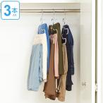 ■在庫限り・入荷なし■ ハンガー 滑らないハンガー つながるスラックスハンガー 3本組 （ スカートハンガー パンツハンガー ボトムハンガー ）