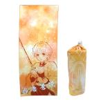 （限定特価） ヨガタオル 鬼滅の刃 我妻善逸 63×150cm ポーチ付き （ ヨガ タオル ヨガマットタオル マット用 吸水 速乾 軽量 持ち運び ）