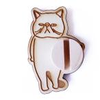 コードクリップ エキゾティックショートヘア （ ケーブルホルダー ケーブルクリップ 両面テープ 貼る ）