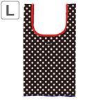 エコバッグ L ポルカブラック Hanna Hu