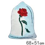  коврик перед дверью закрытый для 68x51cm Beauty and the Beast роза ( коврик на пол Disney коврик вход салон часть магазин ковер интерьер акцент коврик ...)