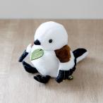 ぬいぐるみ potte シマエナガ （ ヌイグルミ しまえなが 小鳥 動物 雑貨 インテリア アニマル グッズ ベビー 赤ちゃん プレゼント ギフト かわいい ）