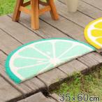  коврик перед дверью наружный двоякое применение ko year 35×60cm semi Circle lime ( коврик перед дверью наружный закрытый толщина 1.5cm дверной коврик грязь сбрасывание предотвращение скольжения wellcome коврик )