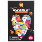 おもちゃ 蛍光ぬりえセット グロウフレンズ （ ぬりえセット ぬりえ 色ぬり 玩具 5歳 子ども キッズ 幼児 男の子 女の子 ）