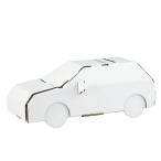 工作キット ダンボール 乗物 コンパクトカー 小学生 難易度2 （ 段ボール hacomo kids ダンボール製 車 貯金箱 おもちゃ 工作 ）