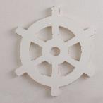 オーナメント ステアリング ホイール ガーデニング （ 車輪 ガーデンオーナメント アンティーク調 木製 ウッドホイール 飾り ）