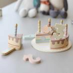 おもちゃ ままごと 誕生日 記念日カッティングバースデーケーキ Adnil LAND ( 木製 木のおもちゃ ケーキ 木製おもちゃ 玩具 子ども キッズ おしゃれ )