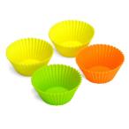 シリコンおかずケース　Mサイズ　4個入（ お弁当グッズ おかずカップ シリコンカップ ）