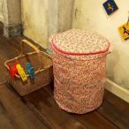 ■在庫限り・入荷なし■HOKUORU ストレイジバッグ 円筒型 パラダイス ( 脱衣かご 洗濯かご おもちゃ入れ ふた付き )