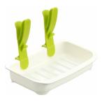 ペットボトルホルダー 水切ラック用 ペットボトル 水切り （ 水切りスタンド ペットボトルスタンド 牛乳パック キャップ 乾燥 日本製 ）