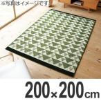 ■在庫限り・入荷なし■ラグ　カーペット　スミノエ　グリーンガーランド　防音　200×200cm （ ラグマット センターラグ ）