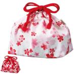 Yahoo! Yahoo!ショッピング(ヤフー ショッピング)■在庫限り・入荷なし■お弁当袋　HAKOYA　布貼らんち　舞い桜　巾着袋 （ 和柄 和モダン 弁当包み ）