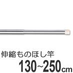 物干し竿　きらきらポール　ミニ伸縮竿　1.3〜2.5ｍ （ 伸縮 ステンレス 室内 ）