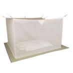 片麻蚊帳（かや）　8畳　生成り