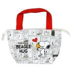 ■在庫限り・入荷なし■ランチバッグ　トートバッグ　保冷バッグ　スヌーピー　ファスナー付 （ お弁当バッグ クーラーバッグ キャラクター ）