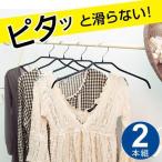 すべらないハンガー　ブラウスハンガー　2本組 （ PVC レディースハンガー ）