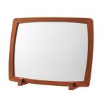 ■在庫限り・入荷なし■ スタンドミラー　北欧風　ノルディナ　天然木　幅52cm （ ミラー 鏡 木製フレーム レトロ ）