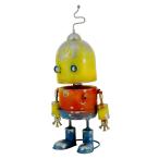 オーナメント ロボット 黄 （ 置物 オブジェ ガーデンオーナメント ）