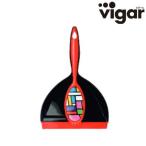 ■在庫限り・入荷なし■vigar（ビガール） ピエト　ちりとり ほうき セット　ハンディセット　コンパクト　PRINTS （ 箒 ホウキ チリトリ 掃除道具 ）