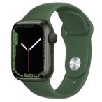 ショッピングapple watch バンド 「新品・未開封」Apple(アップル) Apple Watch Series 7 GPS 41mm グリーンアルミニウムケース ＋Cloverグリーンスポーツバンド