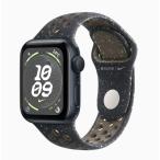 「新品・Nikeバンド」Apple Watch SE(Gen 2) (GPSモデル)- 40mmミッドナイトアルミニウムケース + ミッドナイトスカイ Nikeスポーツバンド - M/L