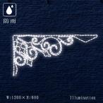 ショッピングイルミネーション 業務用 イルミネーション モチーフ 2D クリスマス 屋外 防雨 LED ロープライト パーティカル (大)