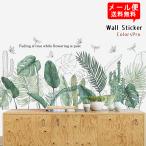 ウォールステッカー 観葉植物 グリーン つる ツタ 実 はがせる 壁飾り カフェ インテリアシール メール便