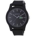 Yahoo! Yahoo!ショッピング(ヤフー ショッピング)ラコステ Lacoste Men's メンズ 男性用 2010766 Lacoste.12.12 Black Watch with Textured Band 腕時計