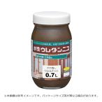 ロックペイント 水性ウレタンニス ツヤ消しウォルナット 0.7L H40-3156