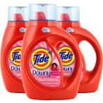 ショッピングダウニー 洗濯洗剤 Tide タイド 液体 w/ダウニー エイプリルフレッシュ 1090ml (37oz) 3本セット Tide 柔軟効果