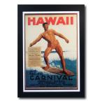  Hawaiian постер серфинг серии N-103 [HAWAII - CARNIVAL] размер :31×21.5cm America .