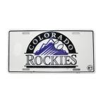 CMプレート MLB （COLORADO ROCKIES ） 看板 ナンバープレート型 インテリア アメリカ雑貨 アメリカン雑貨