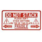 CM plate DO NOT STACK длина 15.3× ширина 30.3cm номерная табличка type интерьер табличка алюминиевый american .