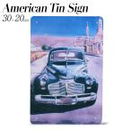 tin plate Vintage машина Route66 H30×W20cm жестяная пластина производства интерьер стена поверхность оборудование орнамент стиль America смешанные товары Ame 