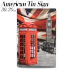 tin plate Англия London телефон box H30×W20cm жестяная пластина производства интерьер стена поверхность оборудование орнамент стиль America смешанные товары a