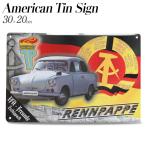 tin plate RENNPAPPE Германия H20×W30cm жестяная пластина производства интерьер стена поверхность оборудование орнамент стиль America смешанные товары America 
