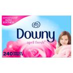大容量 Downy ダウニー シート柔軟剤 エイプリルフレッシュ 240枚入り 乾燥機用 柔軟シート P&G Downy アメリカ