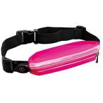  большой .USB заряжающийся LED с подсветкой поясная сумка ( розовый ) мужской женский бег ходьба светится вечер безопасность меры 